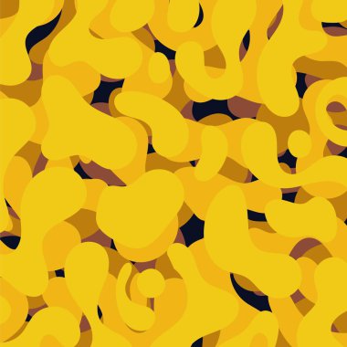 Sarı renk sıvı sanat soyut arkaplan konsept tasarım vektör çizimi