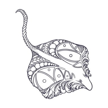 İş logonuz, ticari ürün tişörtünüz, çıkartmalarınız, etiket tasarımlarınız, poster, tebrik kartı reklam şirketiniz veya markalarınız için klasik iğneli balık silueti illüstrasyon vektör çizimleri