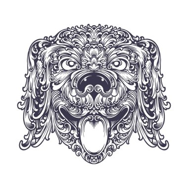 İş logonuz, ticari tişörtünüz, çıkartmalarınız, etiket tasarımlarınız, afişleriniz, tebrik kartlarınız, reklam şirketiniz ya da markalarınız için komik klasik baş köpek silueti çizimleri.