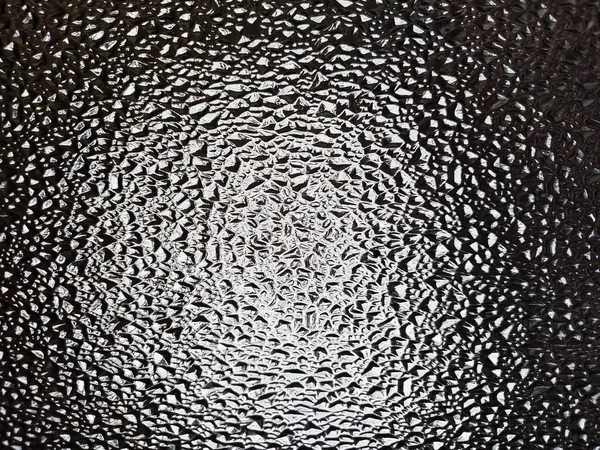 Abstract Embossed Black White Glass Texture — Zdjęcie stockowe