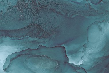 Beautiful abstract turquoise dark background