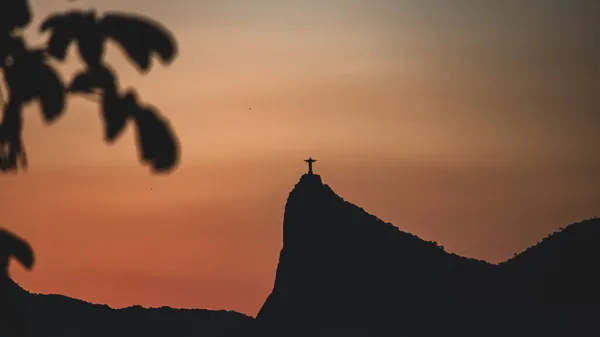 Rio Janeiro Brazil Circa 2021 Christ Redeemer Cristo Redentor One — Stock Photo, Image