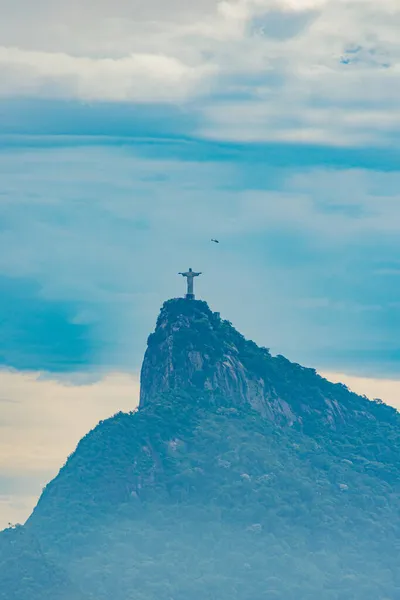 Rio Janeiro Brasilien Circa 2021 Christ Redeemer Cristo Redentor Största — Stockfoto