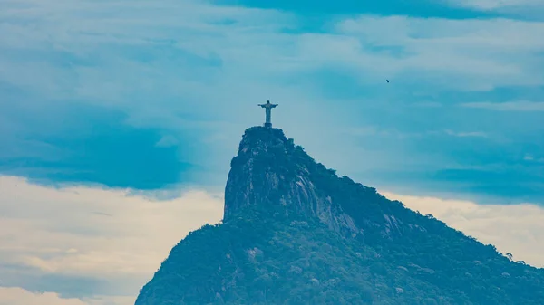 Rio Janeiro Brasil Circa 2021 Cristo Redentor Dos Maiores Pontos — Fotografia de Stock