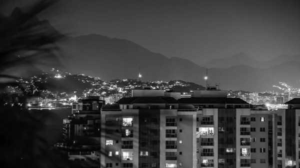 Niteroi Rio Janeiro Brasilien Circa 2021 Fotografische Aufzeichnung Einer Nächtlichen — Stockfoto