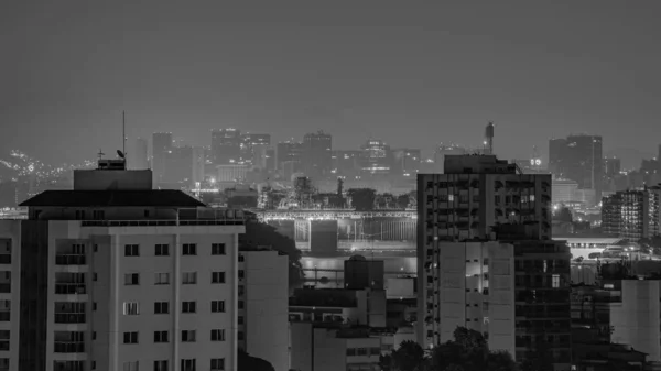 Niteroi Rio Janeiro Brazil Circa 2021 Photographic Record Nocturnal Urban — Stock Photo, Image