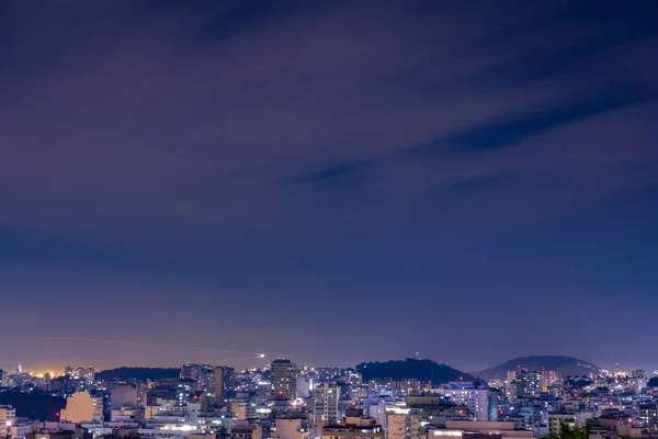 Niteroi Rio Janeiro Brazil Circa 2021 Photographic Record Nocturnal Urban — Stock Photo, Image