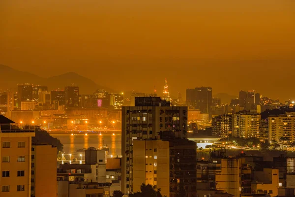 Niteroi Rio Janeiro Brazil Circa 2021 Φωτογραφικό Αρχείο Νυχτερινού Αστικού — Φωτογραφία Αρχείου