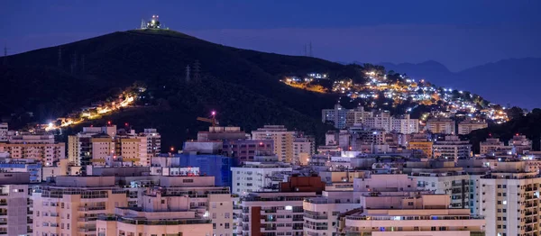 Niteroi Rio Janeiro Brazília Circa 2021 Niteroi Városában Készült Éjszakai — Stock Fotó