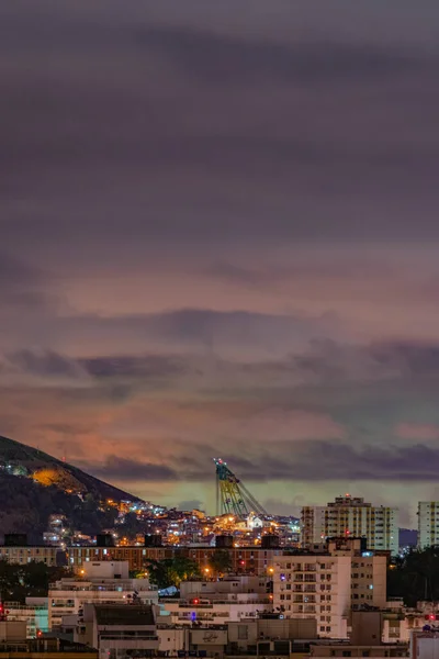 Niteroi Rio Janeiro Brazil Circa 2021 Photographic Record Nocturnal Urban — 图库照片