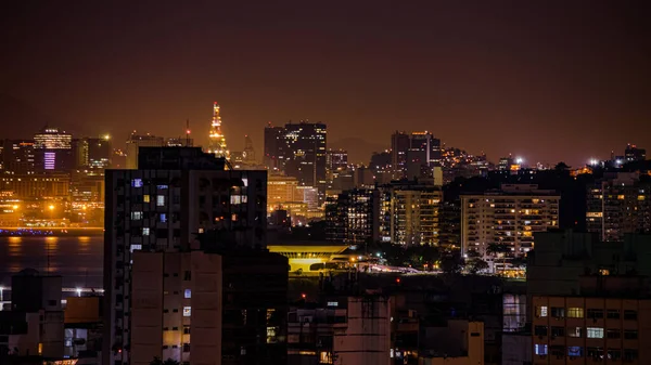 Niteroi Rio Janeiro Brazil Circa 2021 Photographic Record Nocturnal Urban — 图库照片