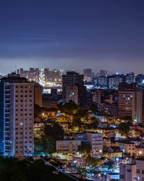 Niteroi Rio Janeiro Brazília Circa 2021 Niteroi Városában Készült Éjszakai — Stock Fotó