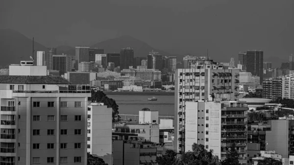 Río Janeiro Brasil Circa 2021 Fotografía Paisaje Urbano Diurno Aire — Foto de Stock