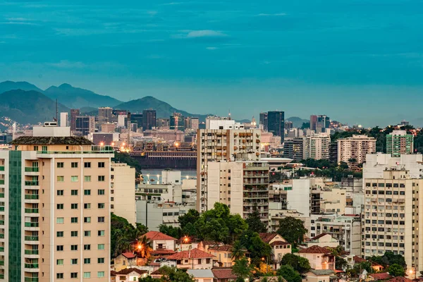 stock image Rio de Janeiro, Brazil - CIRCA 2021: Photograph of a daytime outdoor urban landscape with buildings in a city in Brazil