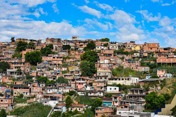 Komunity Známé Jako Favela Jsou Městské Oblasti Charakterizované Nejistým Bydlením Royalty Free Stock Fotografie