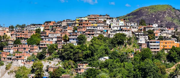 Communities Known Favela Urban Areas Characterized Precarious Housing Poor Urban — Stock Photo, Image