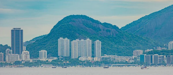Rio Janeiro Brazílie Circa 2021 Pobřežní Oblast Oceánské Pláže Během — Stock fotografie