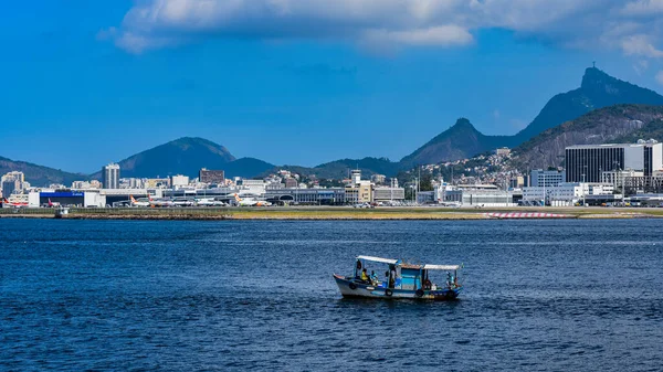 Rio Janeiro Brasilien Circa 2021 Landschaft Der Guanabara Bucht Rio — Stockfoto