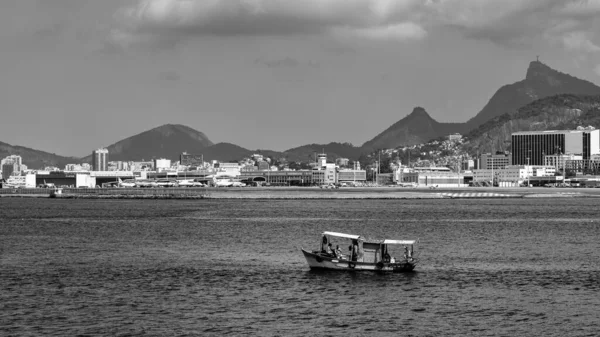Rio Janeiro Brazília Circa 2021 Guanabara Öböl Tájképe Rio Janeiro — Stock Fotó