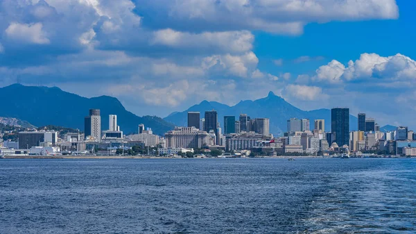 Rio Janeiro Brazília Circa 2021 Guanabara Öböl Tájképe Rio Janeiro — Stock Fotó