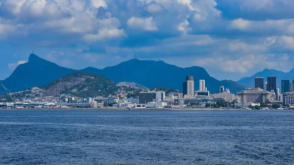 Rio Janeiro Brasil Circa 2021 Lanskap Teluk Guanabara Rio Janeiro — Stok Foto