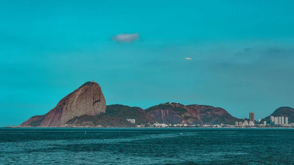 Rio Janeiro Brazília Circa 2021 Guanabara Öböl Tájképe Rio Janeiro — Stock Fotó