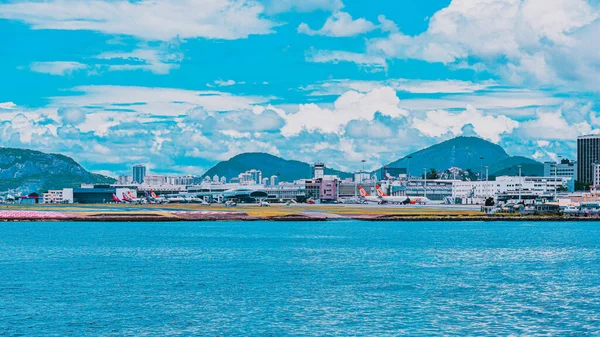 Rio Janeiro Brezilya Circa 2021 Guanabara Körfezi Manzarası Rio Janeiro — Stok fotoğraf