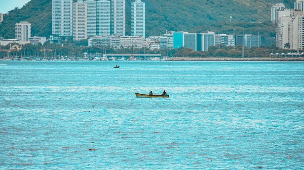 Rio Janeiro Brazylia Circa 2021 Krajobraz Zatoki Guanabara Rio Janeiro — Zdjęcie stockowe