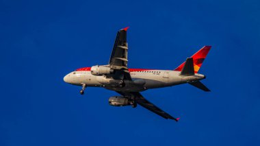 Rio de Janeiro, Brezilya - CIRCA 2020: Brezilya 'da gün içinde uçan Avianca Brezilya' nın ticari uçakları