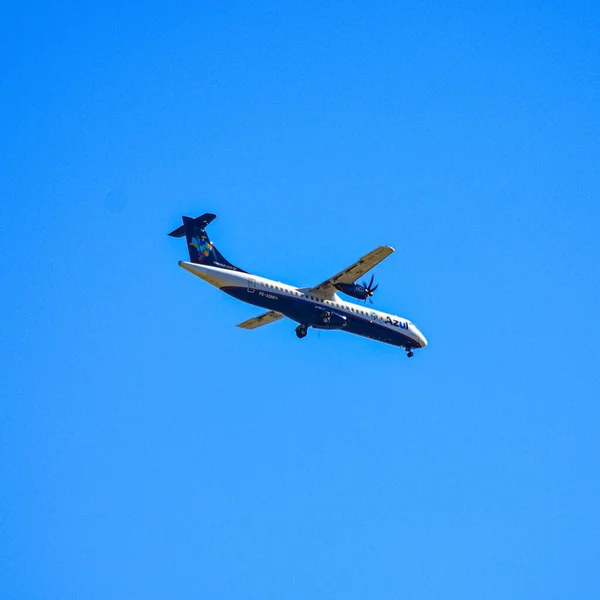 Rio Janeiro Brazylia Circa 2020 Azul Linhas Aereas Brazylijski Samolot — Zdjęcie stockowe