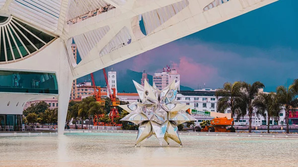 Rio Janeiro Brasilien Circa 2021 Außenansicht Des Museums Von Morgen — Stockfoto