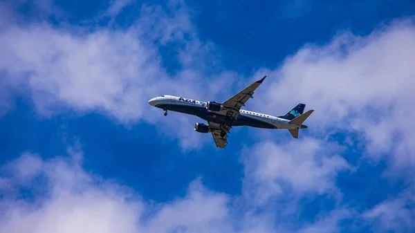 Rio Janeiro Brasil Circa 2020 Azul Linhas Aereas Avião Comercial Fotos De Bancos De Imagens
