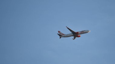 Rio de Janeiro, Brezilya - CIRCA 2020: Gol Linhas Aereas 'tan Brezilya' ya ait ticari uçak gündüz uçuyor