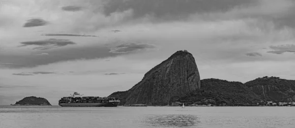 Río Janeiro Brasil Circa 2021 Foto Montaña Sugarloaf Pao Acucar —  Fotos de Stock