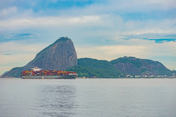 Rio Janeiro Brezilya Circa 2021 Sugarloaf Dağı Nın Fotoğrafı Pao — Stok fotoğraf