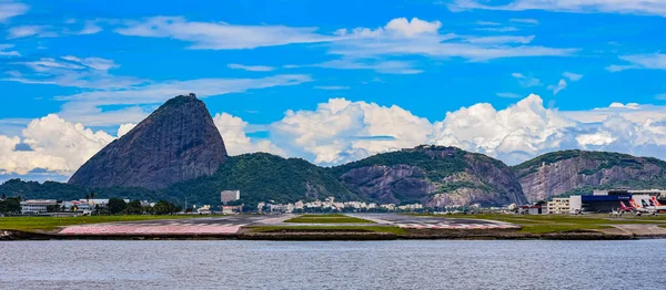 Rio Janeiro Brezilya Circa 2021 Sugarloaf Dağı Pao Acucar Santos — Stok fotoğraf