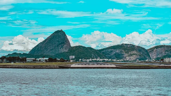 Rio Janeiro Brasile Circa 2021 Foto Sugarloaf Mountain Pao Acucar — Foto Stock