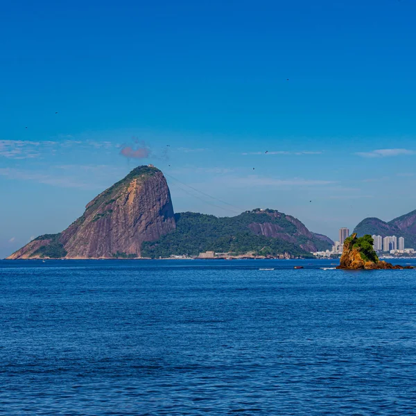 Rio Janeiro Brasile Circa 2021 Foto Sugarloaf Mountain Pao Acucar — Foto Stock