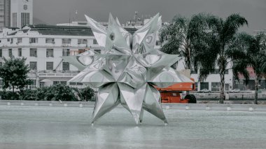 Rio de Janeiro, Brezilya - CIRCA 2021: Yarının Müzesi (Museu do AmanhA), Praa Maua, Rio de Janeiro liman bölgesinde.
