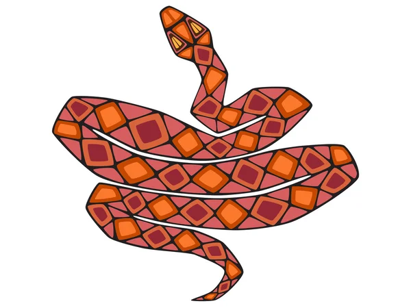 Serpiente — Vector de stock