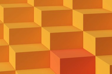 Arkaplan 3D sahne boş podyum, ürün görüntüleme en düşük biçim ve geometrik şekil nesne ile taklit edilir. 3d hazırlayıcı