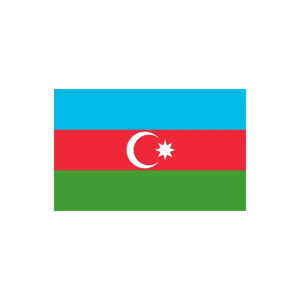 Bandera Azerbaiyán Elemento Línea Color Elemento Vectorial Para Página Web — Archivo Imágenes Vectoriales