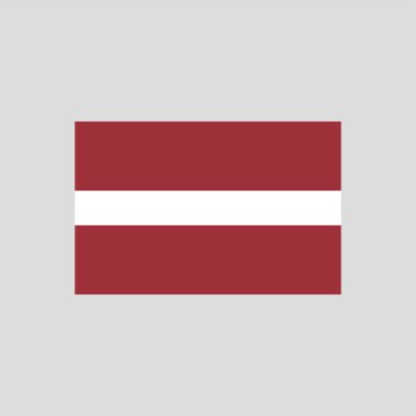 Letonya renk çizgisi elementinin bayrağı. Web sayfası, mobil uygulama ve tanıtım için vektör ögesi. UI UX Arayüz tasarım ögesi.