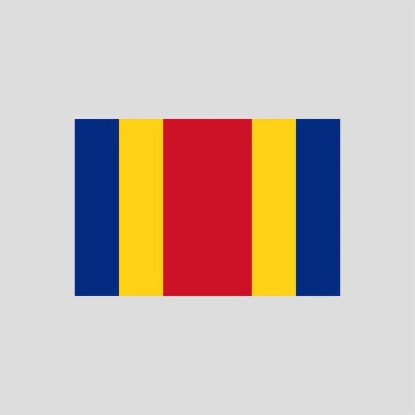 罗马尼亚国旗的色彩线元素 移动应用程序 弹药的向量元素 Gui设计元素 — 图库矢量图片