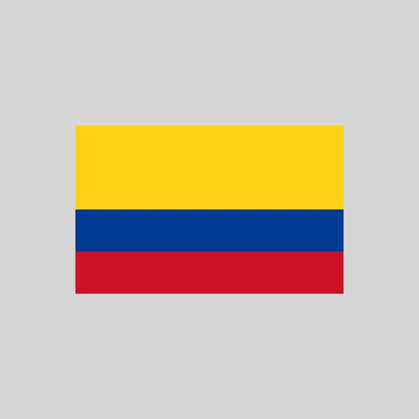 Flagga Colombia Färg Linje Element Vektorelement För Webbsida Mobilapp Promo — Stock vektor