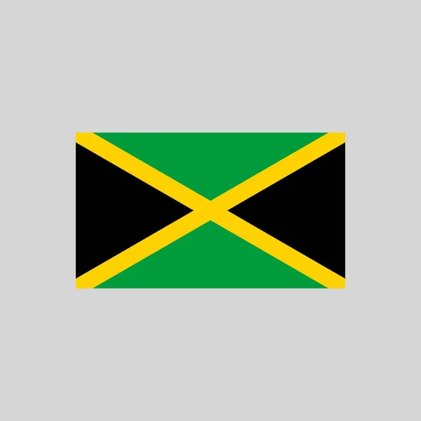 Flagga Jamaica Färg Linje Element Vektorelement För Webbsida Mobilapp Promo — Stock vektor