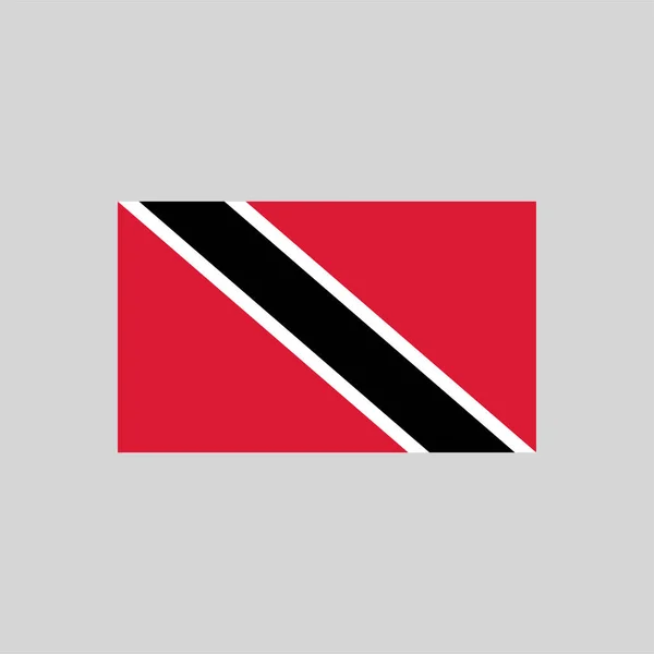 Bandeira Trinidad Tobago Elemento Linha Cor Elemento Vetorial Para Página —  Vetores de Stock