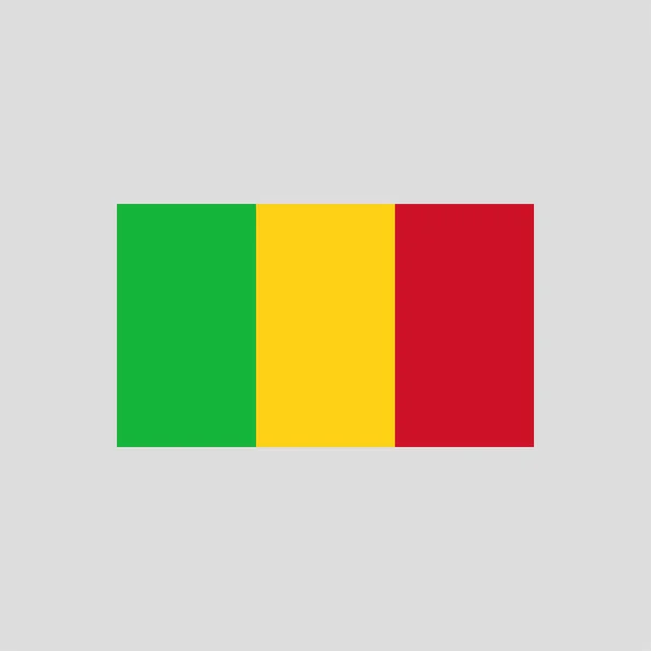 Flagga Mali Färg Linje Element Vektorelement För Webbsida Mobilapp Promo — Stock vektor