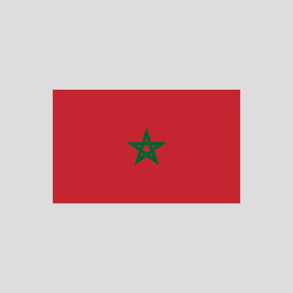 Flaga Maroka Element Linii Kolorów Element Wektorowy Strony Internetowej Aplikacji — Wektor stockowy