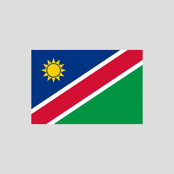 Flagge Von Namibia Farbe Linie Element Vektorelement Für Webseite Mobile — Stockvektor